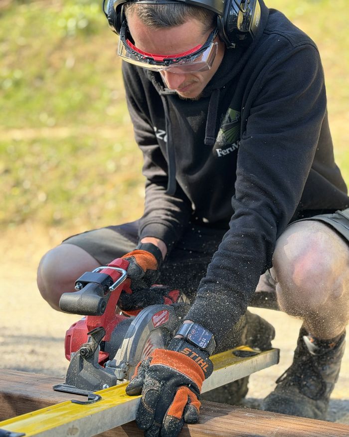 Découpe sur chantier